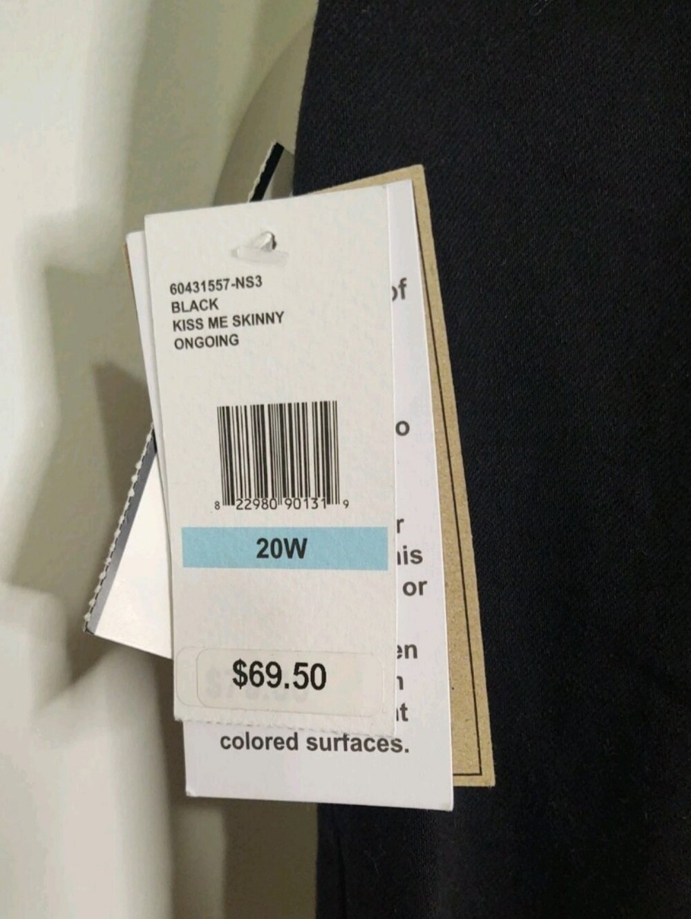 Jessica Simpson Kiss Me Super Skinny Jeans - 20W - Picture 3 of 6